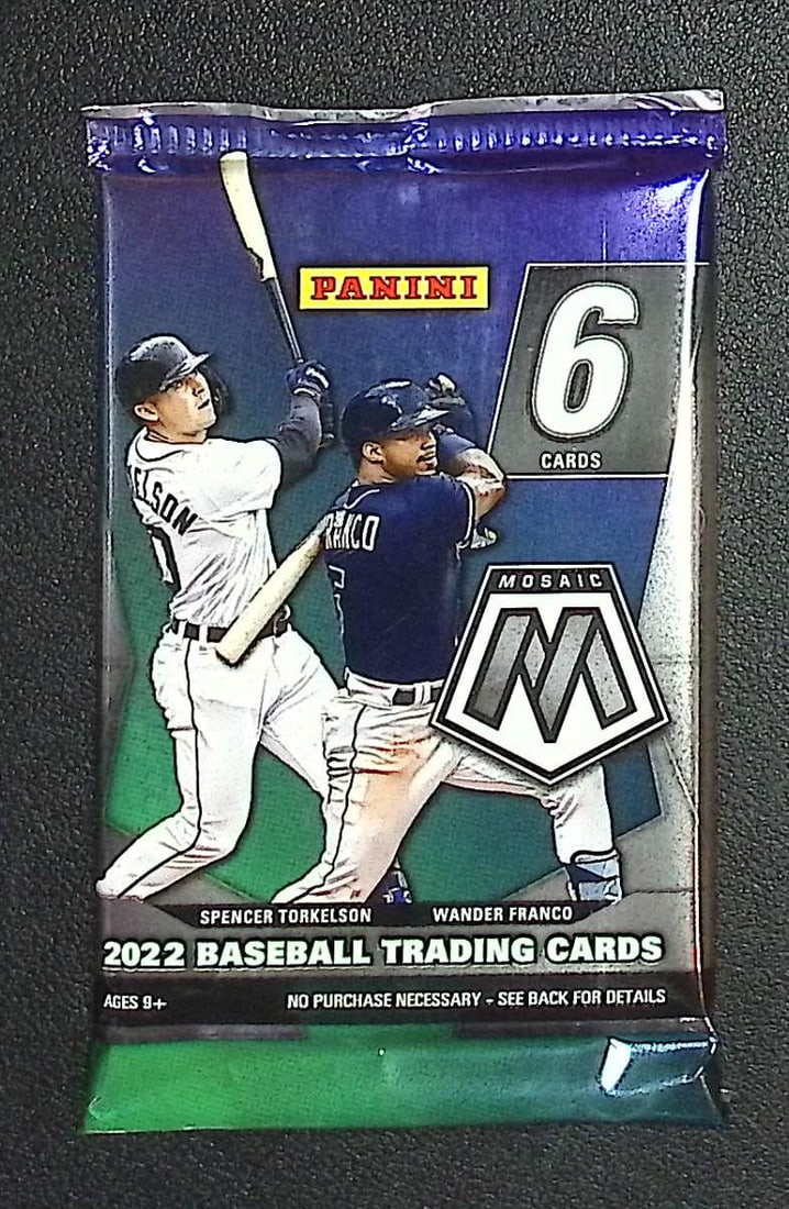 2022 Panini Mosaic Baseball Card BLASTER BOX PACK Sports Cards (1 of 1)