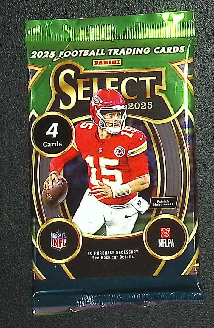 2025 Panini Select Football BLASTER BOX PACK Rookies: Jaxson Dart, Shedeur Sanders (1 of 1)