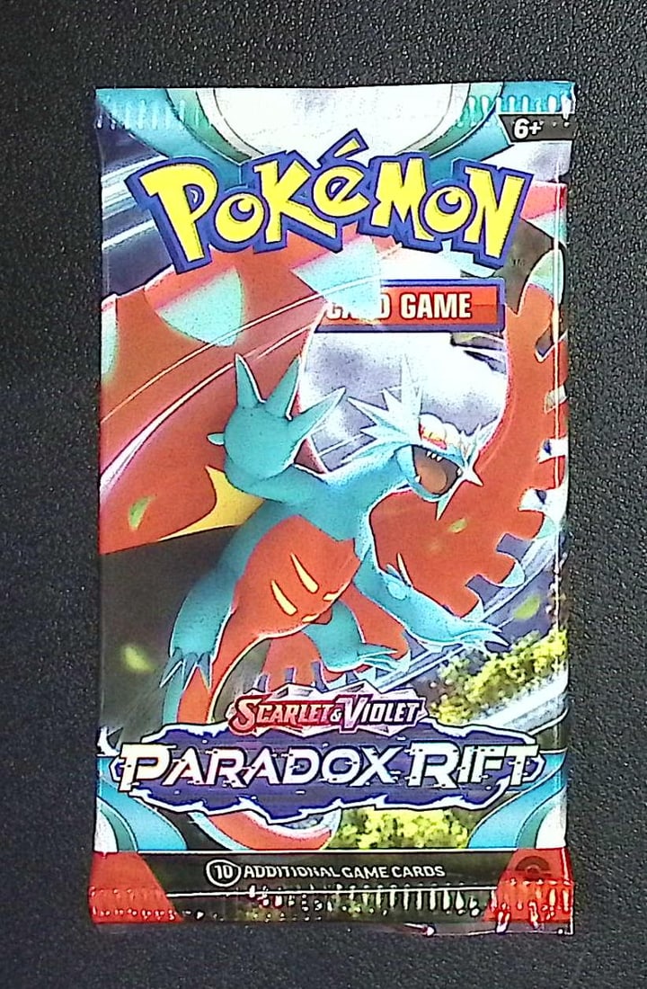 2023 Pokemon Scarlet & Violet Paradox Rift 10 Card TCG Booster Pack, Charizard, Pikachu, Holo (1 of 1)