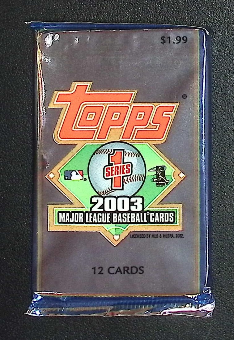 2003 Topps Series 1 Baseball Blaster Box Pack (1 of 1)
