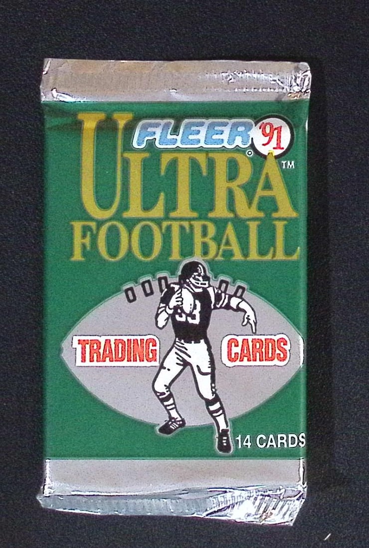 1991 Fleer Ultra Vintage Football Cards Retail Box Pack Sports Cards Rookie Cards (1 of 1)