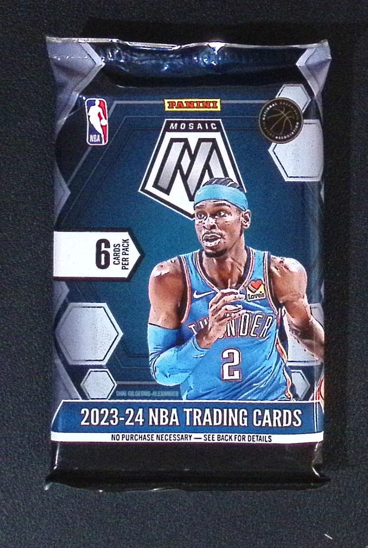 2023-24 Panini Mosaic Basketball Card HOBBY BLASTER BOX PACK Victor Wembanyama Sports Card (1 of 1)