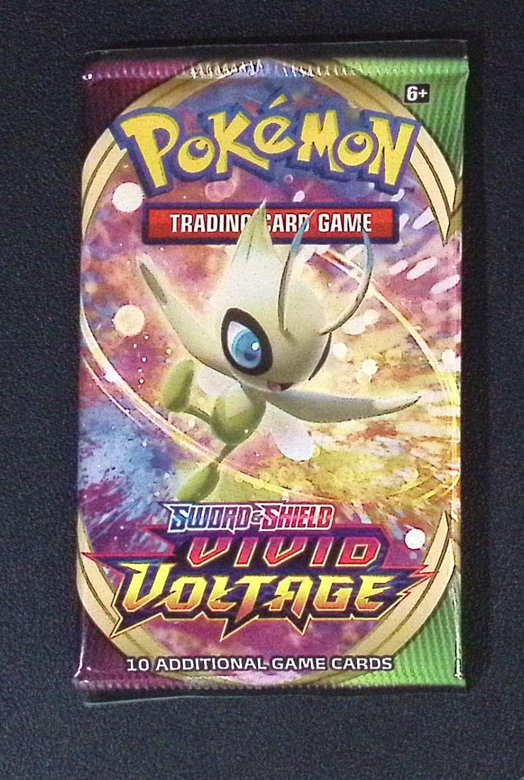 Pokemon Sword and Shield Vivid Voltage 10 Card Booster Pack Charizard Pikachu Holo Rare Cards (1 of 1)
