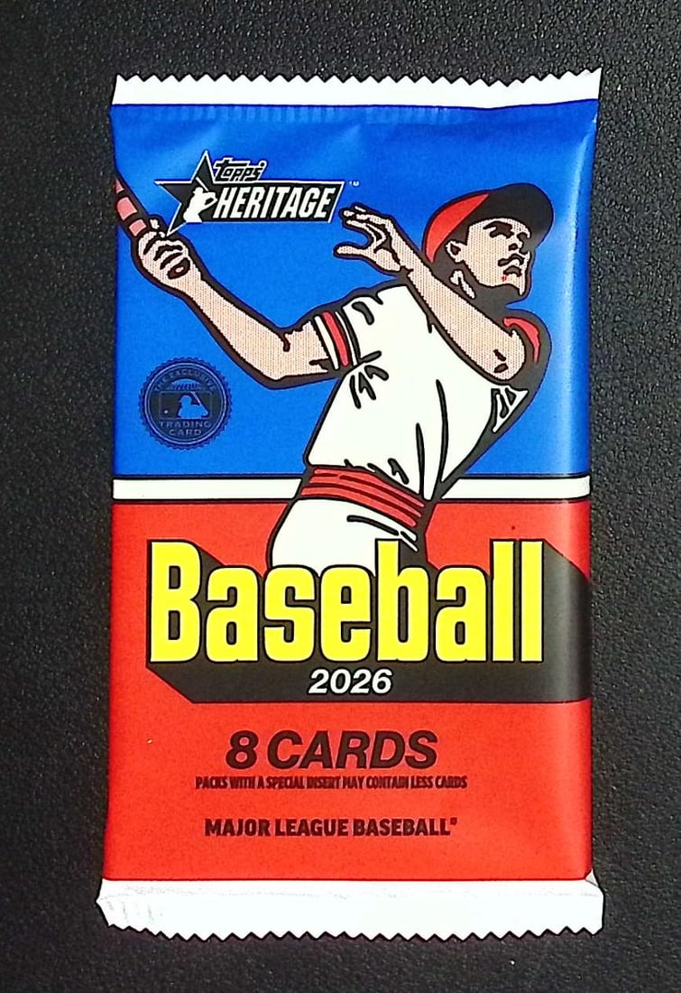 2026 Topps Heritage Series 1 Baseball MEGA BOX PACK (1 of 1)