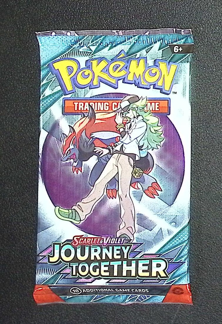 2025 Pokemon Scarlet & Violet Journey Together 10 Card TCG Booster Pack Charizard (1 of 1)