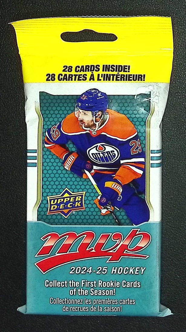 2024-25 Upper Deck MVP Hockey Cards HANGER VALUE FAT PACK Sports Cards (1 of 1)
