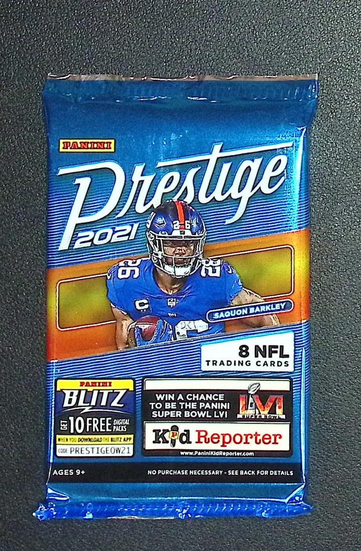 2021 Panini Prestige Football BLASTER BOX PACK: Panini Rookie Football NFL Trading & Sports Cards, Rookie Cards in This Set are Jayden Daniels, Bo Nix, Drake Maye, Marvin Harrison, Jr, JJ McCarthy, Football & Sports Cards for Sale Near Me, Silver, 