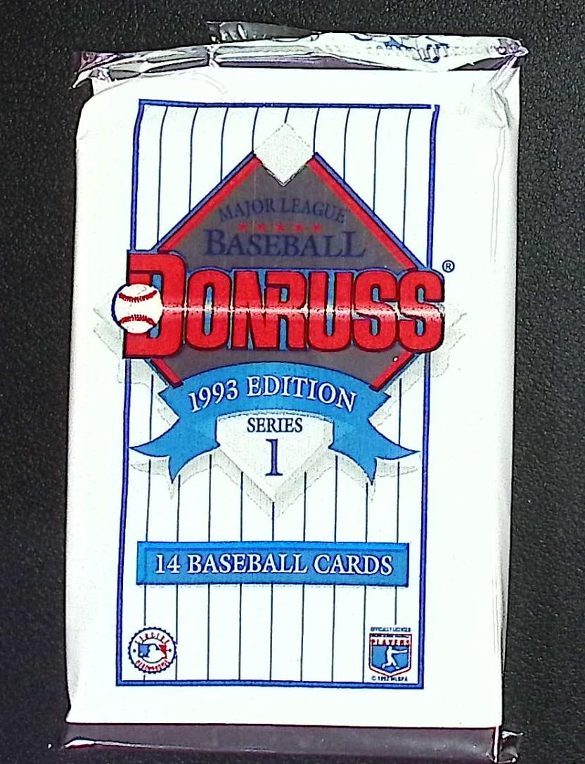 1993 Donruss Vintage Series 1 Baseball Card Retail Box Wax Pack (1 of 1)
