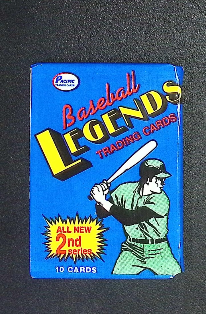 1989 Pacific Legends Series 2 Vintage Baseball Cards Retail Wax Pack (1 of 1)