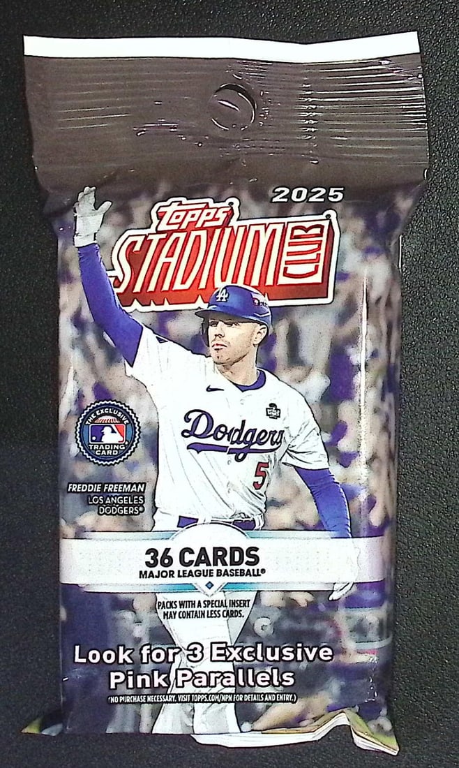 2025 Topps Stadium Club Baseball HANGER VALUE FAT PACK - James Woods & Jacob Wilson, & Dylan Crews (1 of 1)
