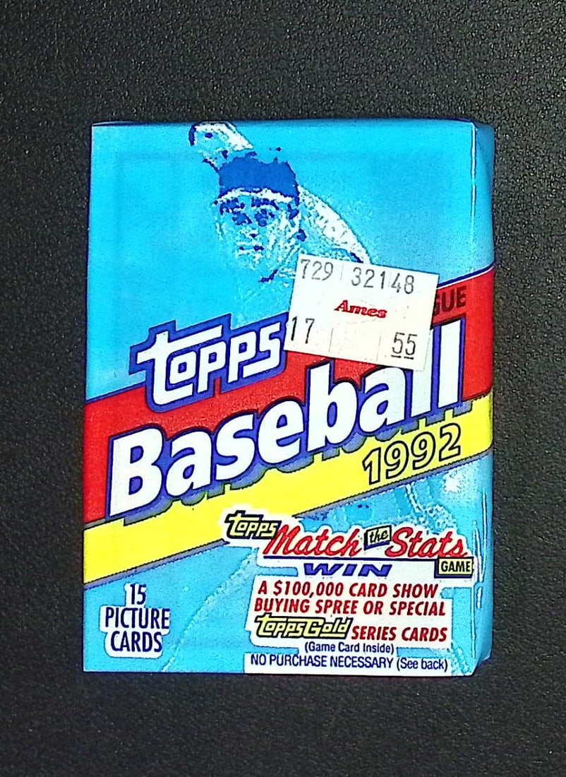 1992 Topps Vintage Series 1 Baseball Cards RETAIL BOX WAX PACK, Sports Cards Rookie Cards (1 of 1)