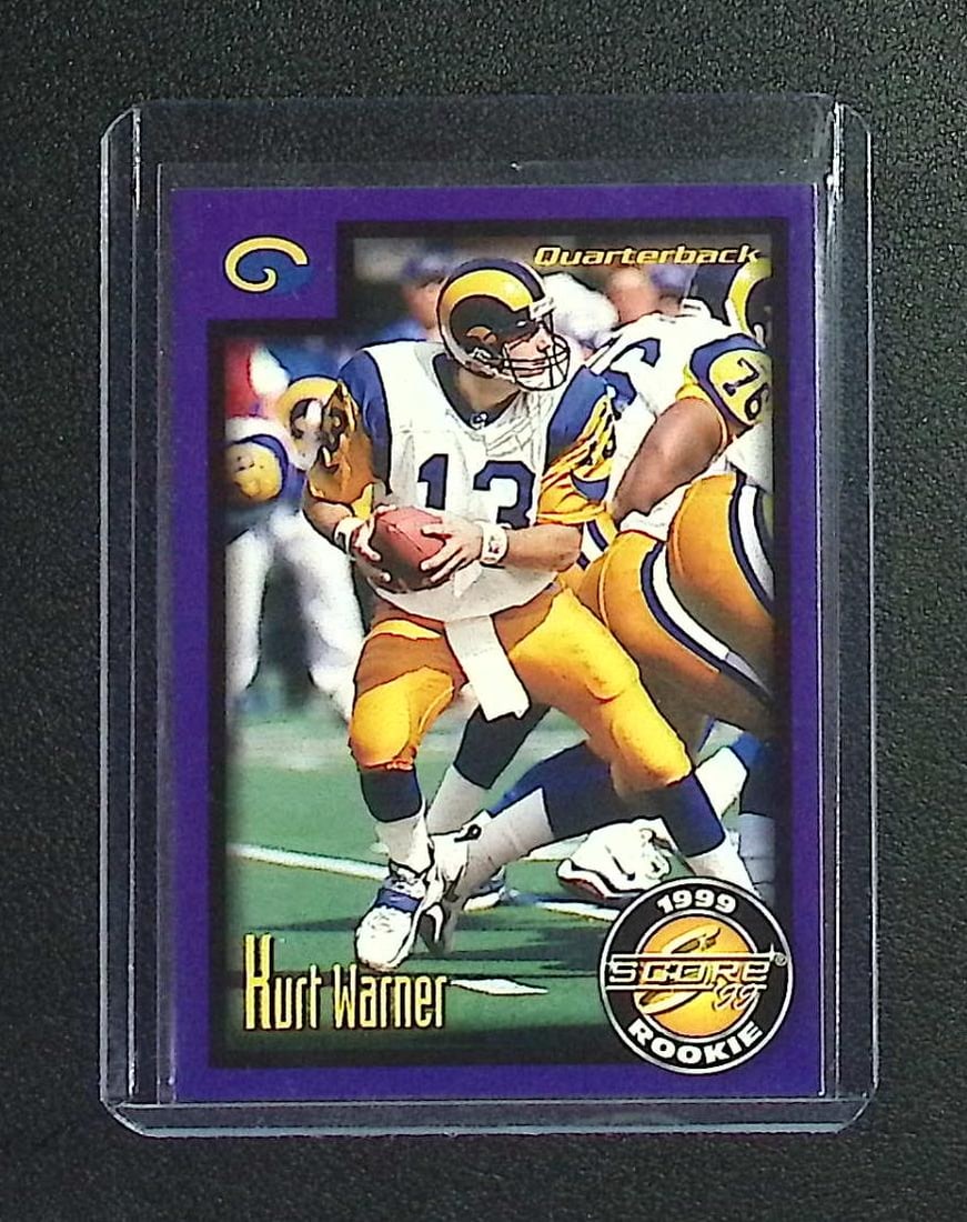 Kurt Warner Rookie Card 1999 Score Supplemental #S-57 St. Louis Rams (1 of 2)