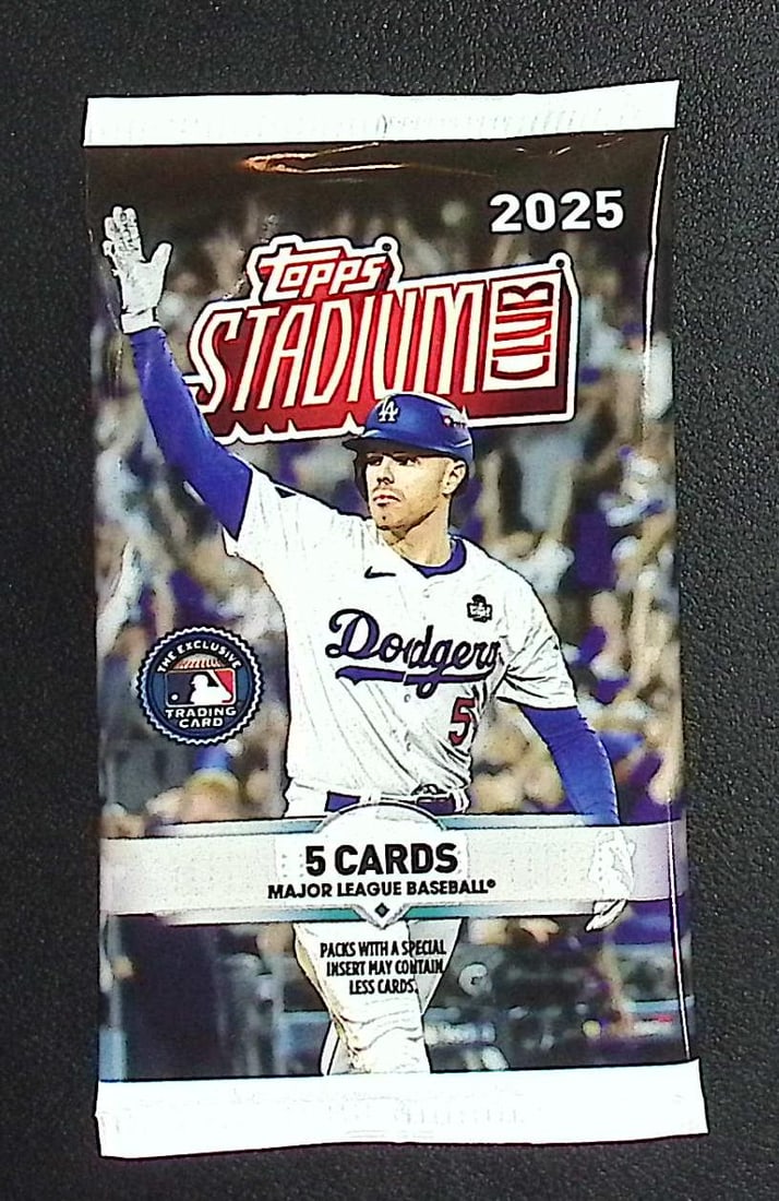 2025 Topps Stadium Club Baseball BLASTER BOX PACK - Rookie Cards of James Woods & Jacob Wilson, & (1 of 1)