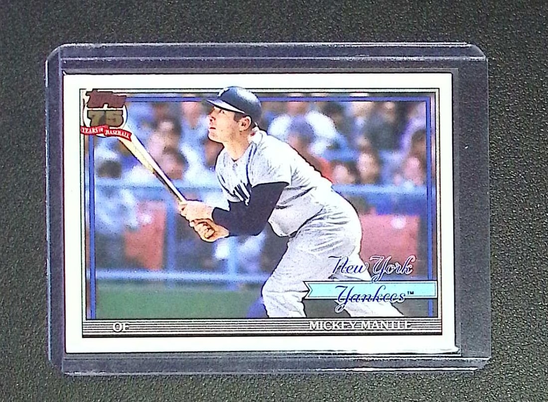 Mickey Mantle 35th Anniversary 2026 Topps Series 1 75th Anniversary #T91-48 (1 of 2)