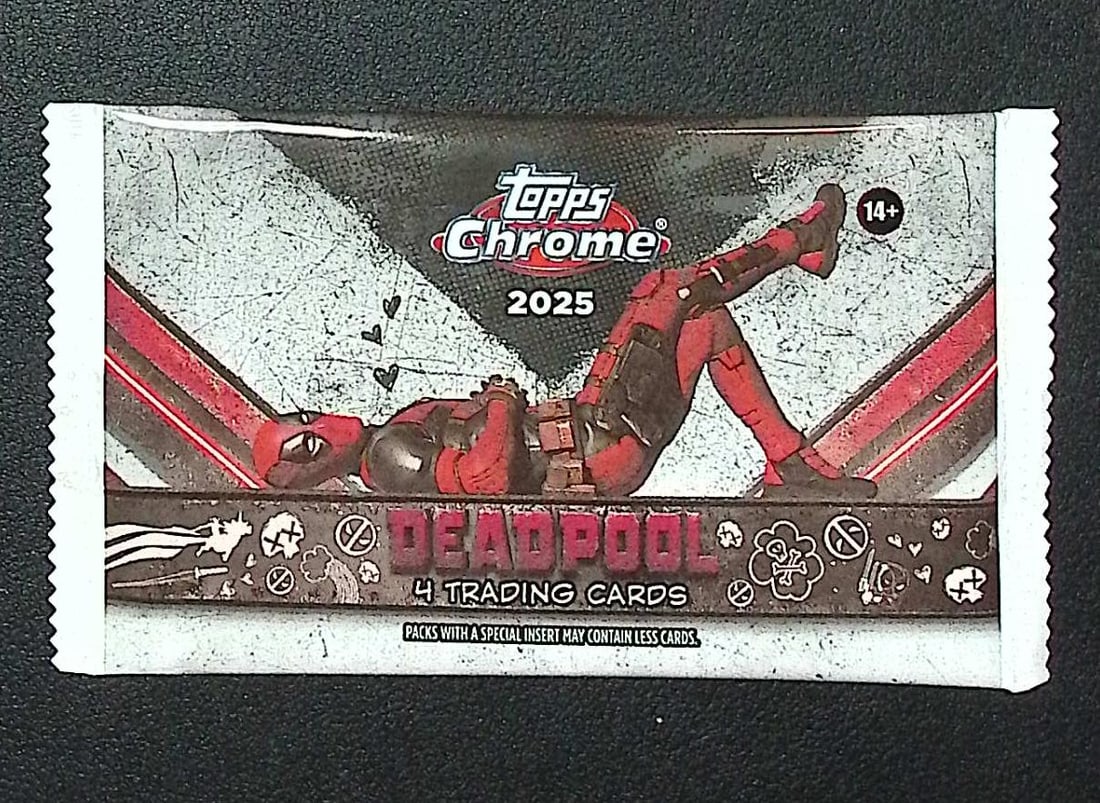 2025 Topps Chrome Marvel Deadpool Value/Blaster Box Pack (1 of 1)