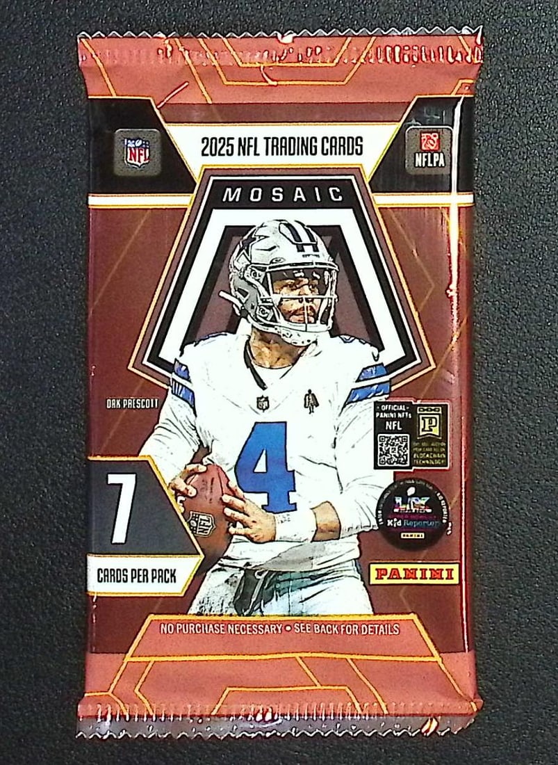 2025 Panini Mosaic Football MEGA BOX PACK - Jaxson Dart, Cam Skattebo, Emeka Egbuka, Ashton Jeanty,: Panini Rookie Football NFL Trading & Sports Cards, Rookie Cards in This Set are Jaxson Dart, Cam Ward, Shedeur Sanders, Cam Skattebo, Travis Hunter, Football & Sports Cards for Sale Near Me, Silver,