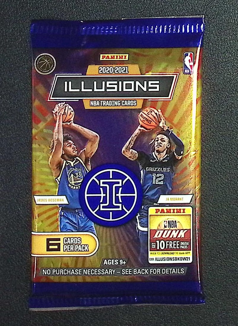 2020-21 Panini Illusions Basketball MEGA Box Pack Rookies: Lamelo Ball, Anthony Edwards, Tyrese: Rookies: Tyrese Haliburton, Tyrese Maxey, Lamelo Ball, Anthony Edwards, Onyeka Okongwu, Immanuel Quickley. Panini Illusions Basketball NBA Trading & Sports Cards, Sports Cards for Sale Near Me,