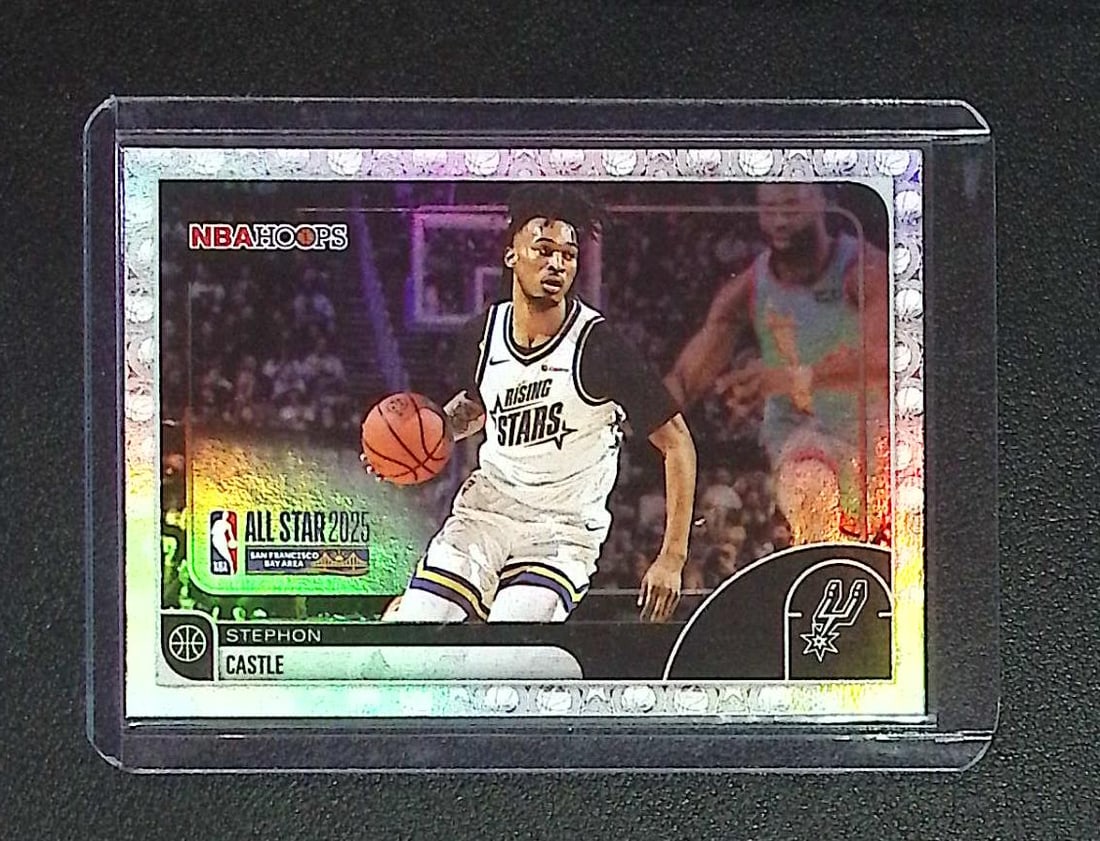 Stephon Castle Hoop Border 2025 All-Star 2025 Topps NBA Hoops #294 (1 of 2)
