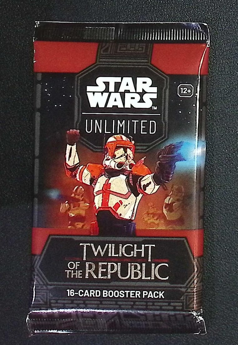 Star Wars Unlimited Twilight of the Republic 16 Card Booster Pack: 1 Rare or Legendary per Pack (1 of 1)
