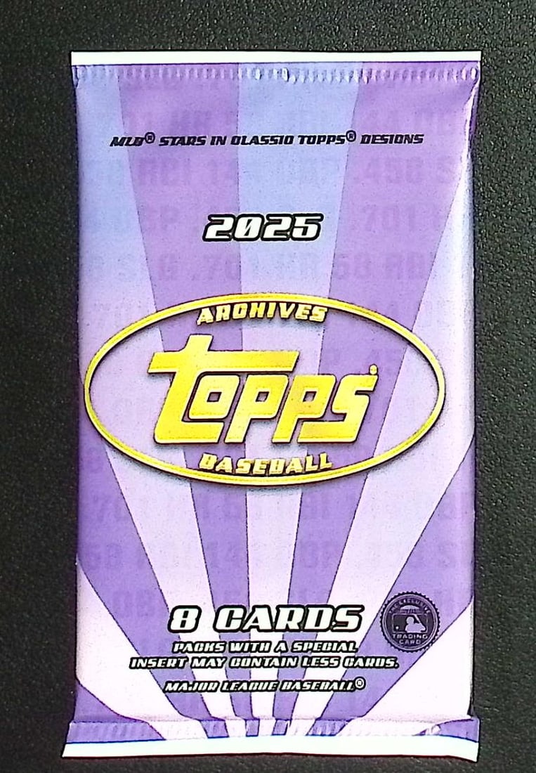 2025 Topps ARCHIVES Baseball BLASTER BOX PACK - MLB Trading Cards (1 of 1)