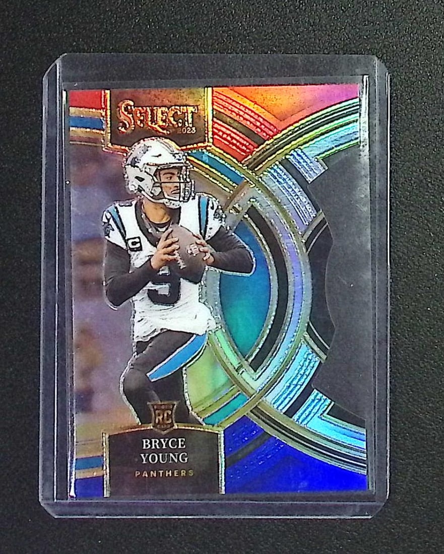 Bryce Young Rookie Card Die Cut Red, White, & Blue 2023 Panini Select #167 (1 of 2)