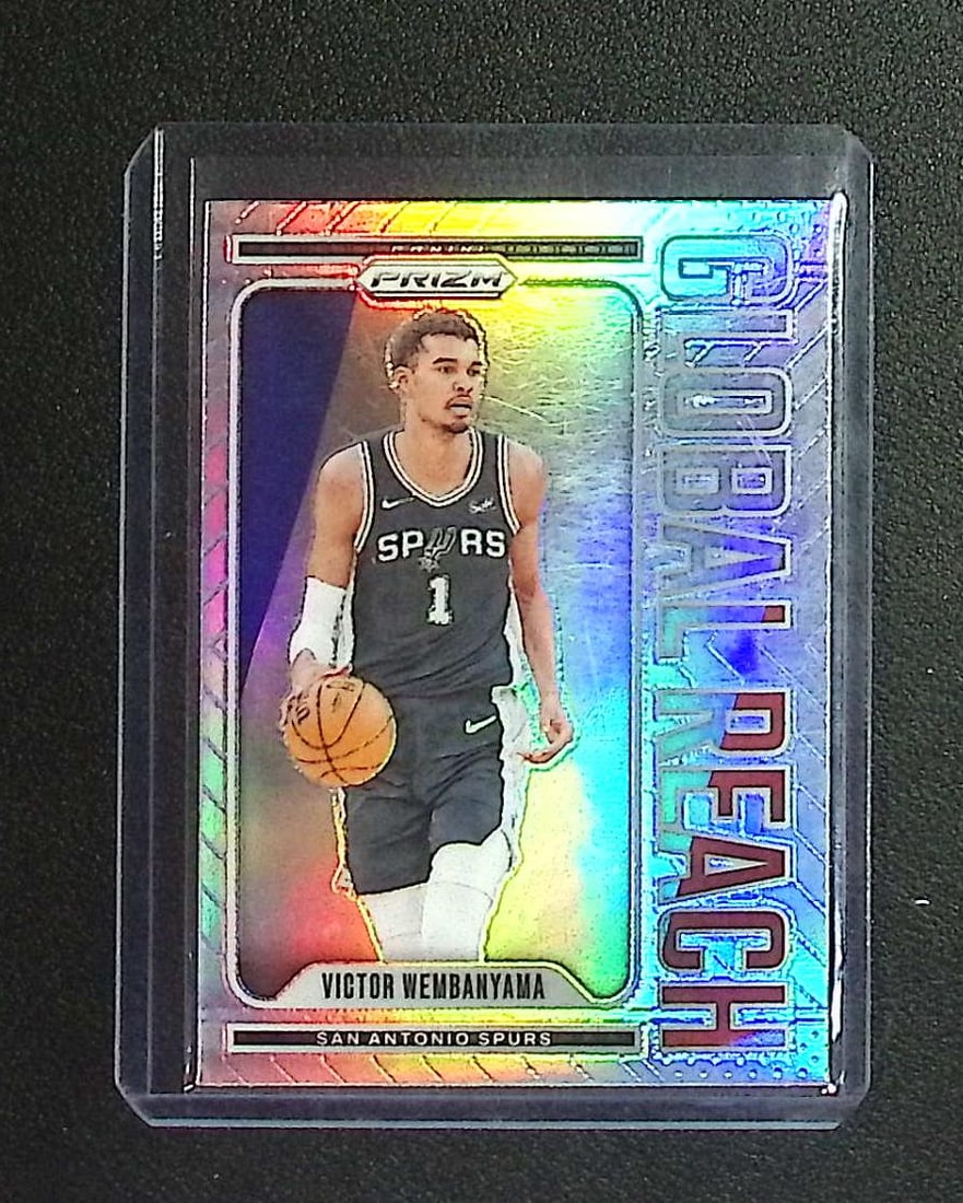 Victor Wembanyama Silver Prizm Global Reach 2024 Panini Prizm #9 (1 of 2)