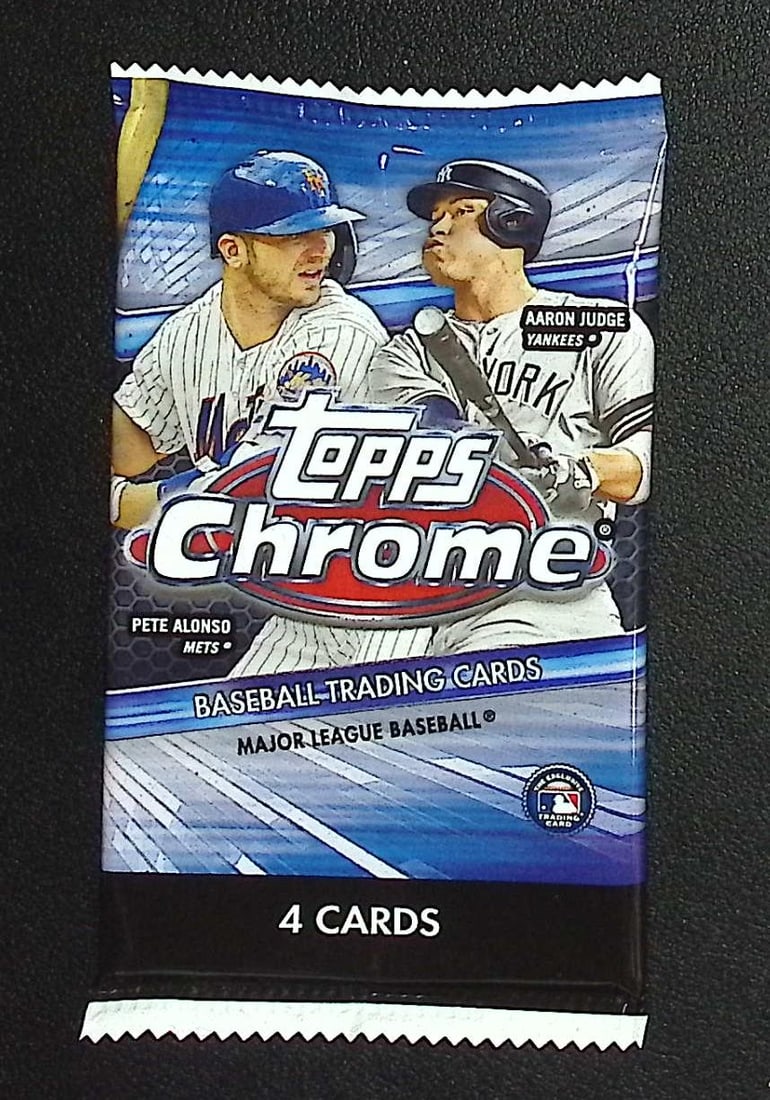 2020 Topps Chrome Baseball Card HOBBY BOX PACK Sports Cards MLB Trading Cards (1 of 1)