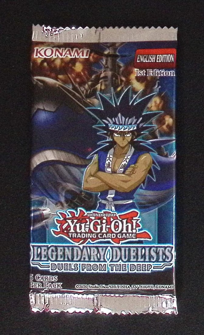 2020 Yu-Gi-Oh! Legendary Duelists - Duels from the Deep 1st Edition Booster Pack (1 of 1)