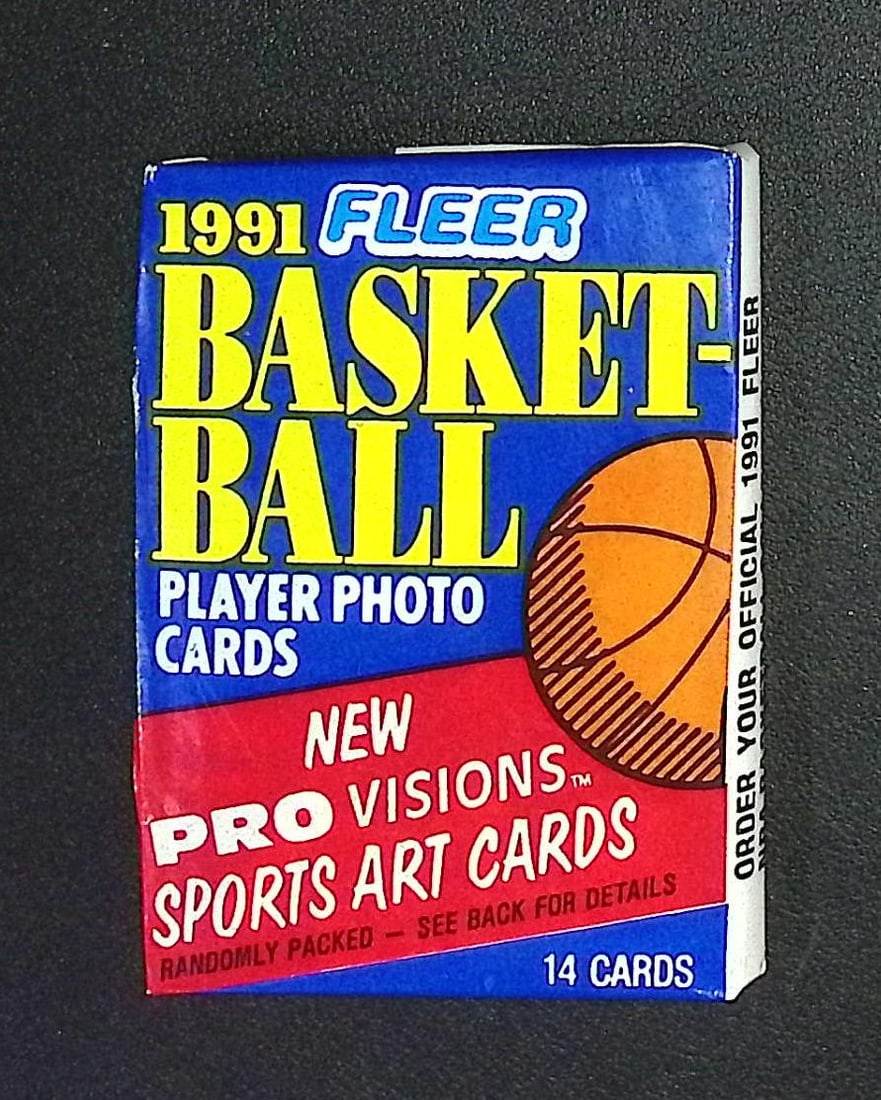 1991 Fleer Series 1 Vintage Basketball Cards Retail Box Pack New Factory Sealed (1 of 1)