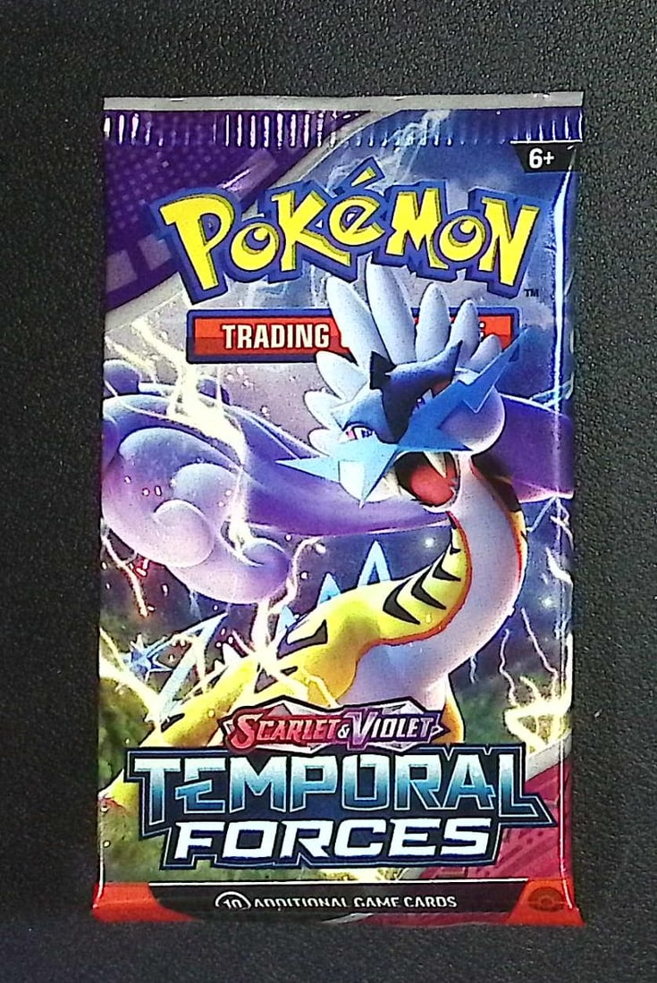 2024 Pokemon Scarlet & Violet Temporal Forces 10 Card Booster Pack, Charizard, Pikachu: Pokemon Trading Card Game Cards, Charizard, Pikachu, Mewto, EX, Referse Holo, Holo Rare Cards, Secret Rare Cards, Full Art Cards, Evee, 3 Stars Ultra Rare Cards, Double Rare, Illustration Rare, Specia