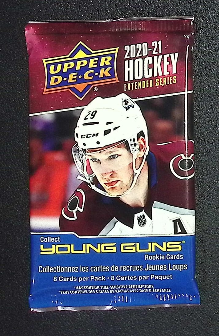 2020-21 Upper Deck Extended Series Hockey Card RETAIL BOX PACK Sports Cards (1 of 1)