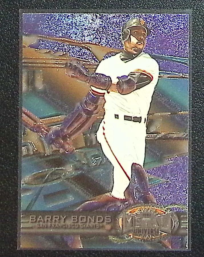 Barry Bonds 1997 Fleer Metal Universe #242 San Francisco Giants (1 of 2)
