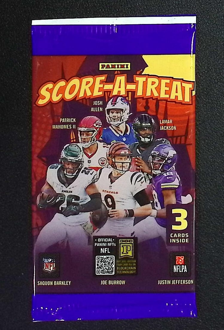 2025 Panini Score A Treat Football Cards Retail Pack, Sports Cards Cam Ward, Travis Hunter, Shedeur (1 of 1)