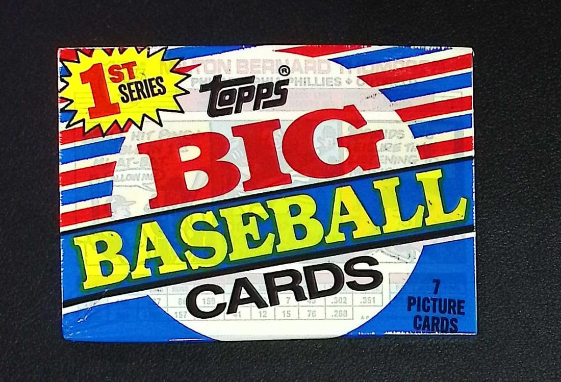 1988 Topps Vintage Big Baseball Cards Series 1 Retail Box Wax Pack, Sports Cards (1 of 1)