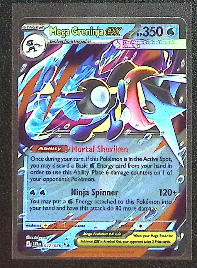 Pokemon Chaos Rising Mega Greninja Ex #22: Pokemon Trading Card Game Cards, Charizard, Pikachu, Mewtwo, Reverse Holo, Holo Rare, Secret Rare Cards, Full Art Cards, Eevee, Ultra Rare Card, Illustration Rare, Special Illustration Rare SIR