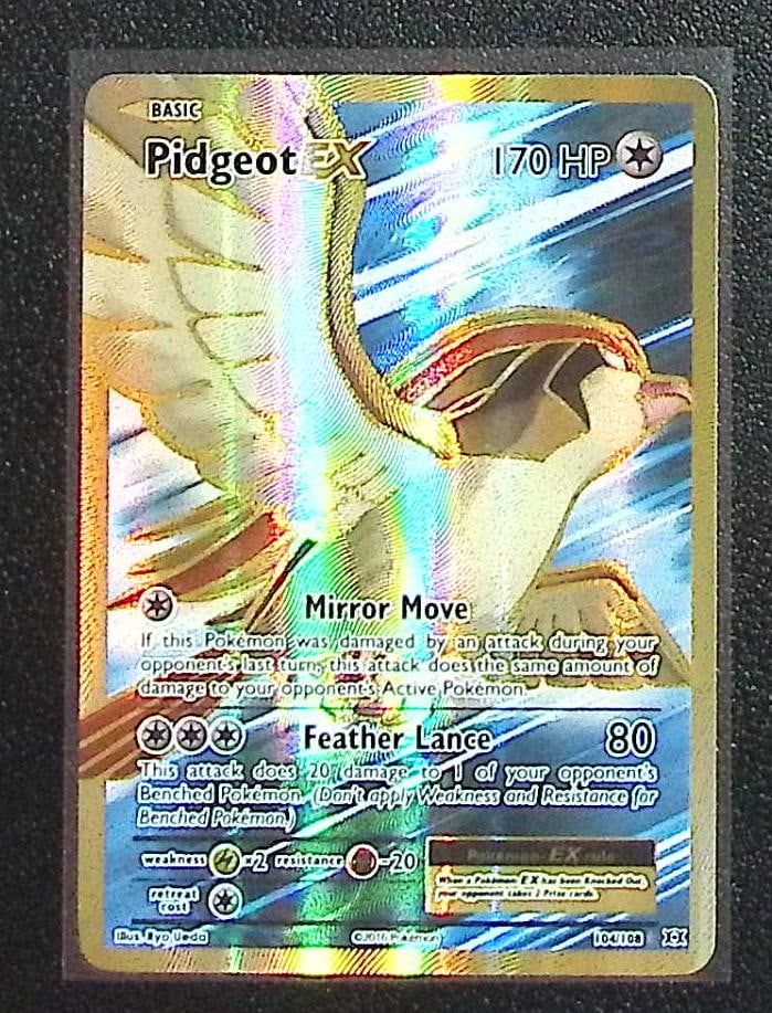 Pokemon XY Evolutions Pidgeot Ex Full Art #104 LP (1 of 2)