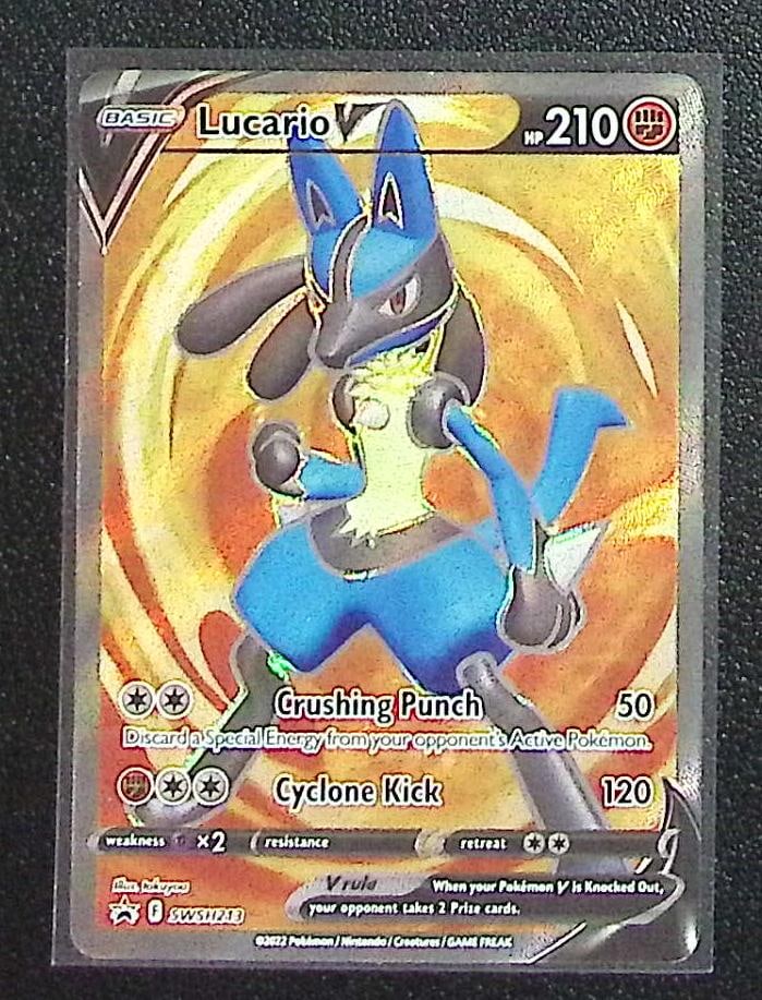 Pokemon SWSH VStar Premium Collection Promo Lucario V #SWSH213 (1 of 2)