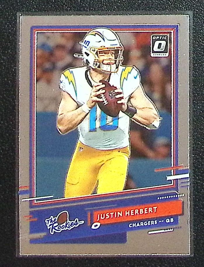 Justin Herbert The Rookies 2020 Donruss Optic #TR-JH Los Angeles Chargers (1 of 2)