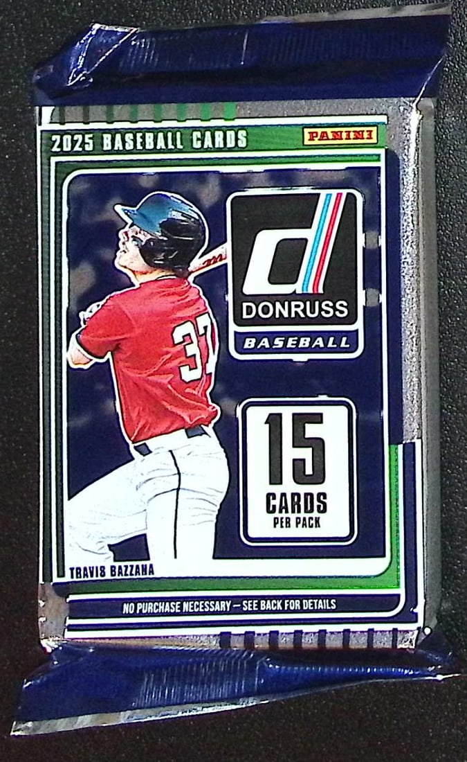 2025 Donruss Baseball Card Blaster Box Pack - Shock Parallels (1 of 1)