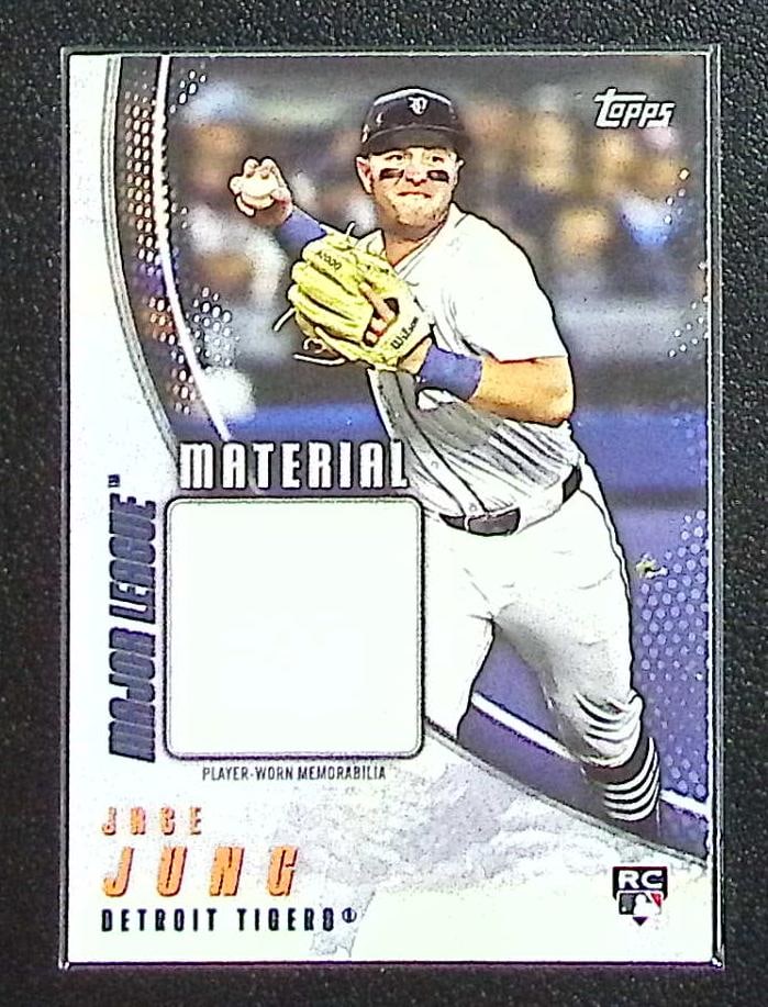 Jace Jung Rookie Card Patch 2025 Topps #MLM2-JJ Detroit Tigers (1 of 2)