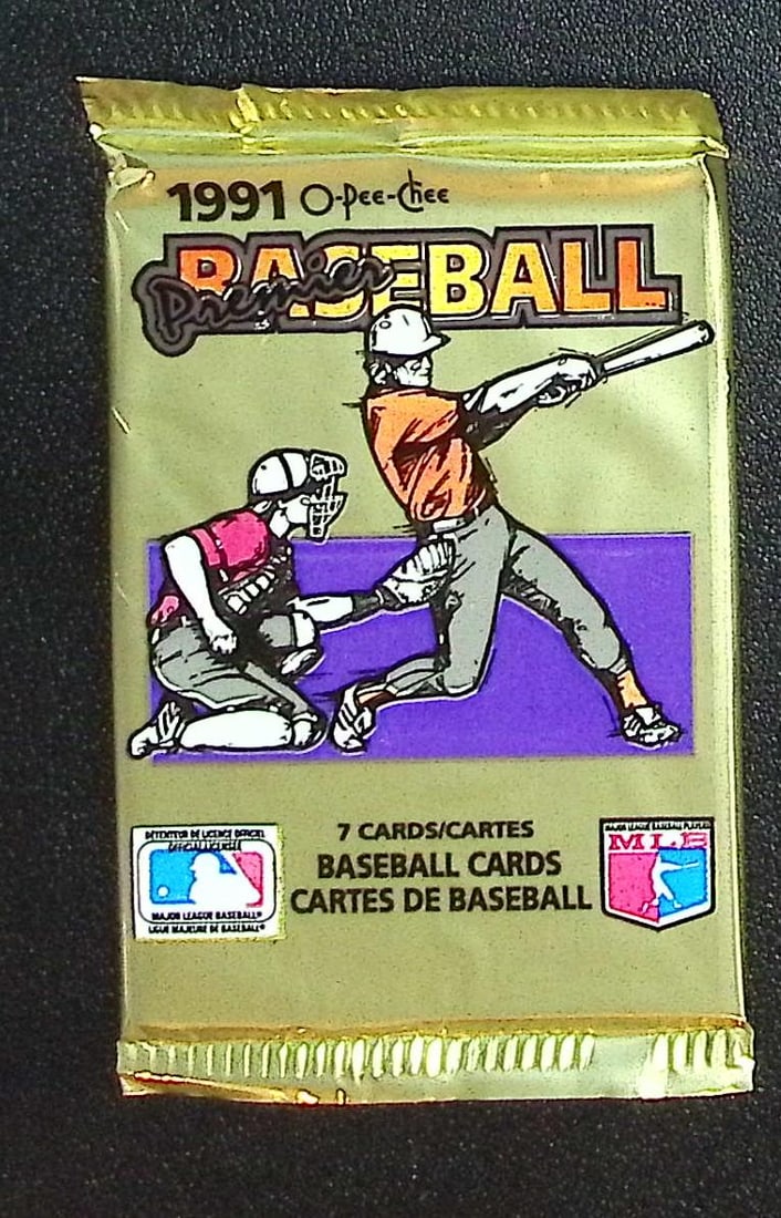 1991 O Pee Chee Series 1 Baseball Retail Box Pack - MLB Trading Cards (1 of 1)