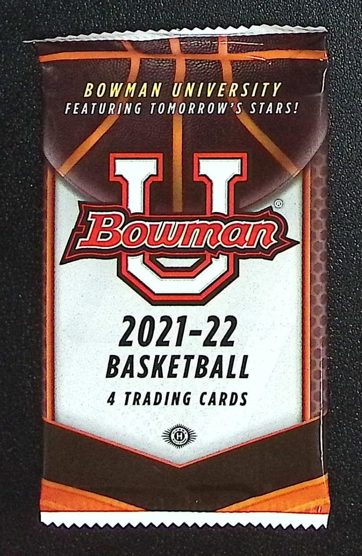 2021-'22 Bowman U Basketball Hobby Box Pack: Bowman Basketball NBA Trading & Sports Cards, Sports Cards for Sale Near Me, Champion and Hall of Fame Players, Auction Lots for Sale On Line