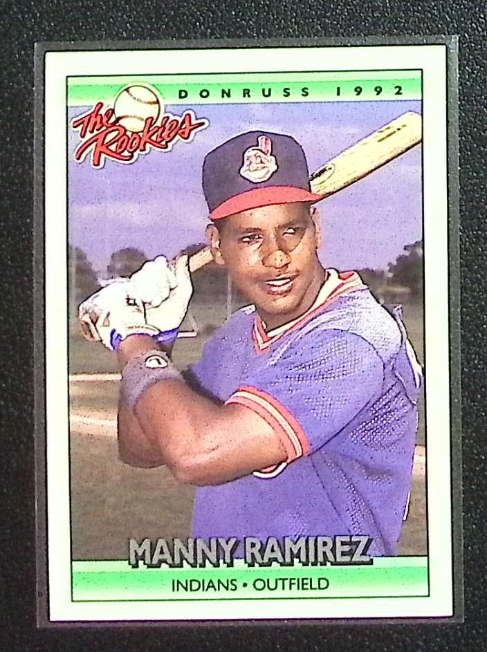 Manny Ramirez Rookie Card 1992 Donruss #98 Cleveland Indians (1 of 2)