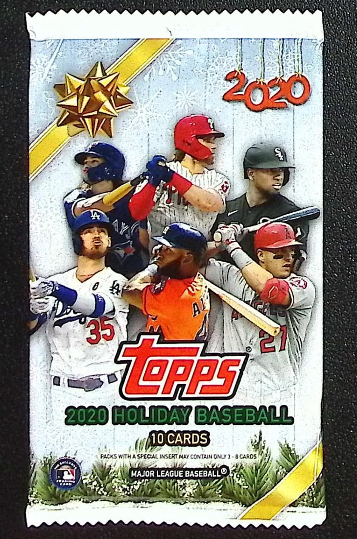 2020 Topps HOLIDAY Baseball Mega Box Pack - MLB Trading Card (1 of 1)