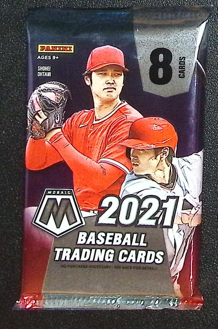 2021 Panini Mosaic Baseball Card MEGA BOX PACK - MLB Trading Cards, Shohei Ohtani, Aaron Judge (1 of 1)