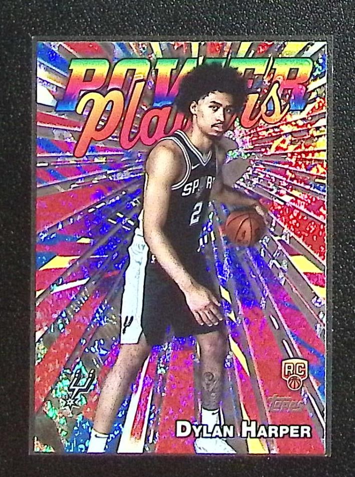 Dylan Harper Rookie Card Power Players Holo Foil 2025-26 Topps #PP-17 Spurs (1 of 2)