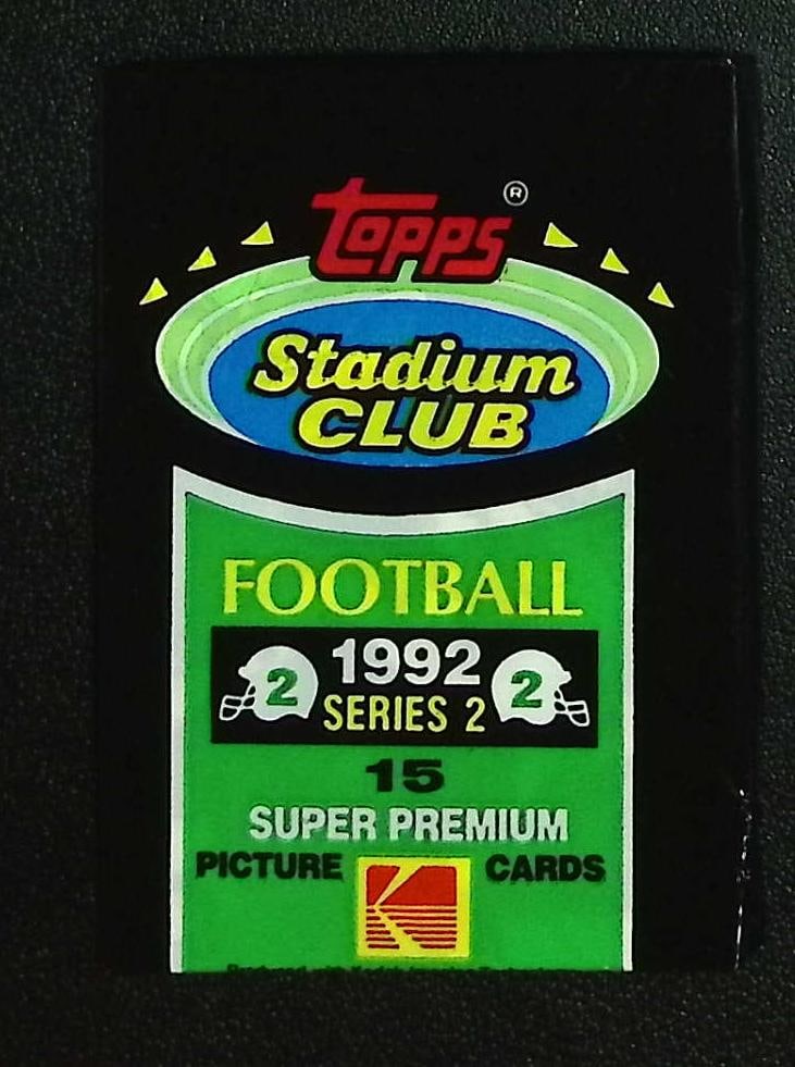1992 Topps STADIUM CLUB SERIES 2 Super Premium Football Card Retail Box Wax Pack - John Elway, Dan (1 of 1)