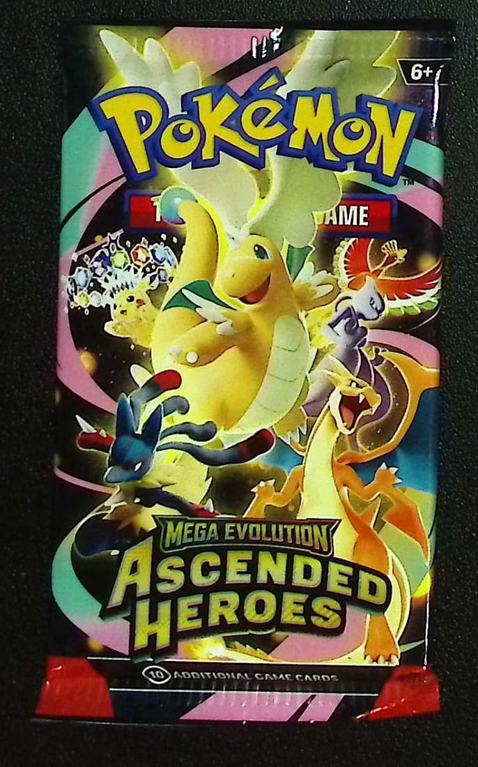 2025 Pokemon Ascended Heroes Card Booster Pack Charizard, Pikachu (1 of 1)