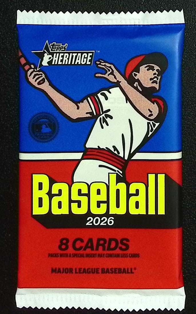 2026 Topps Heritage Series 1 Baseball MEGA BOX PACK (1 of 1)