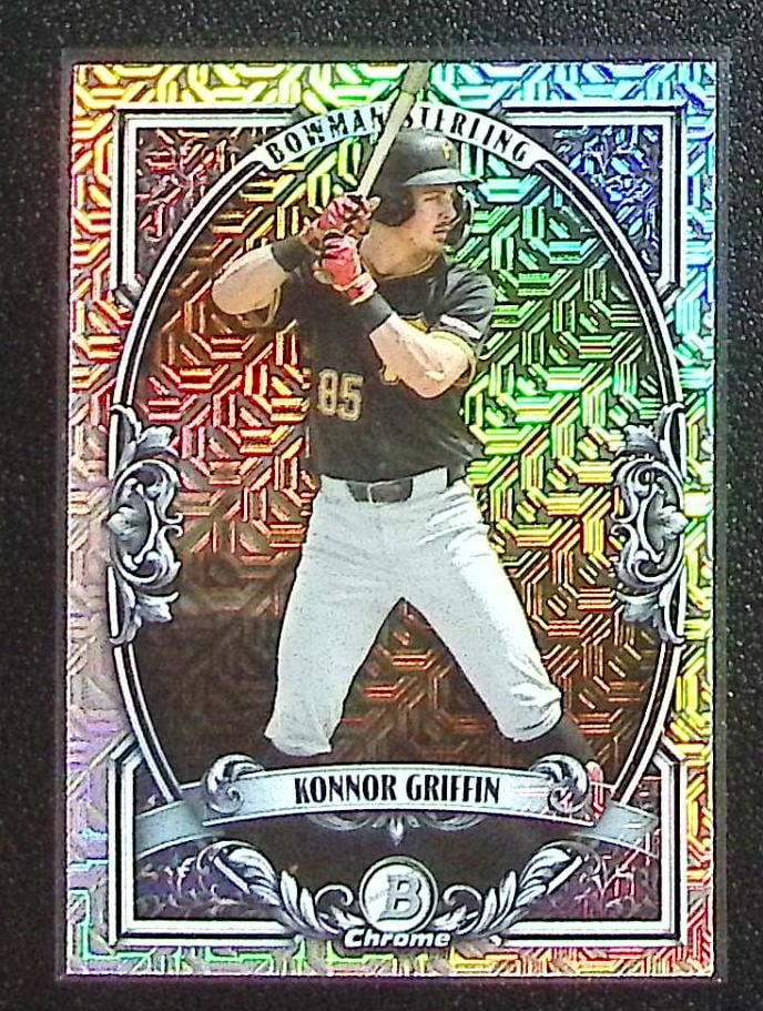 Konnor Griffin Bowman Sterling Mojo Refractor 2026 Bowman Chrome #BST-7 Pirates (1 of 2)